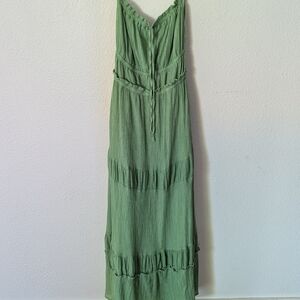 Chic Green Maxi Dress